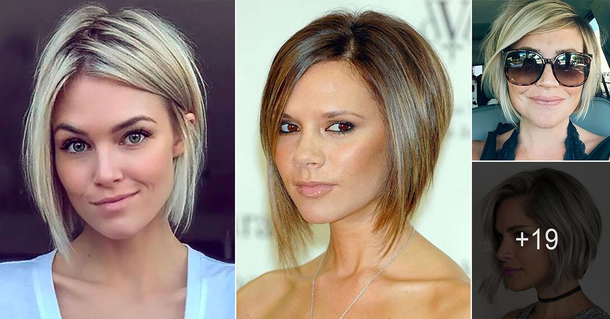The Short Plunging Bob - Beautiful hairstyles to adopt this season