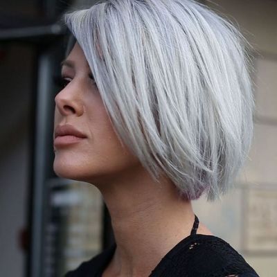 short grey hair