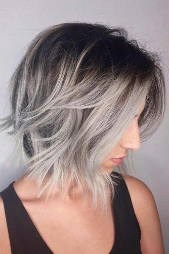 short grey hair