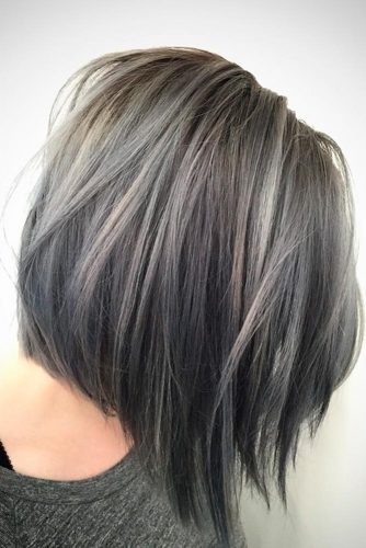 short grey hair