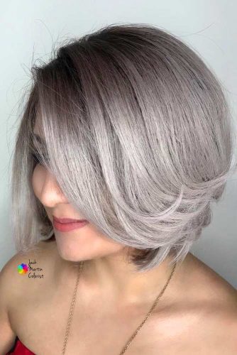short grey hair