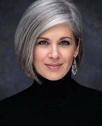 short grey hair