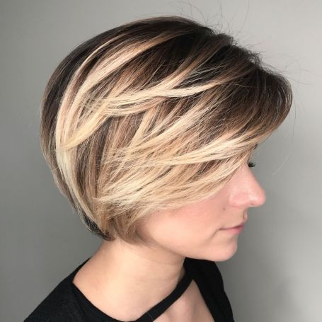 Short Haircut Ideas with Colors for Women Pinterest
