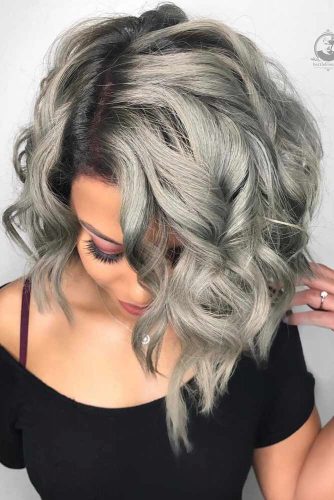 short grey hair
