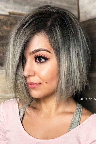 short grey hair