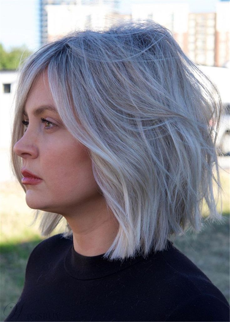short grey hair