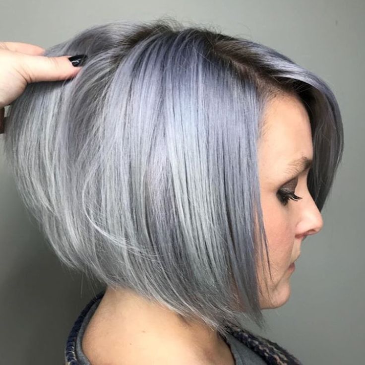 short grey hair