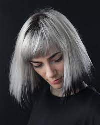 short grey hair