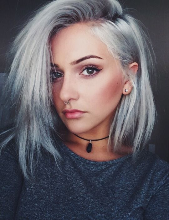60+ Cute Hairstyle Ideas for Short Gray Hair - Page 34 of 66