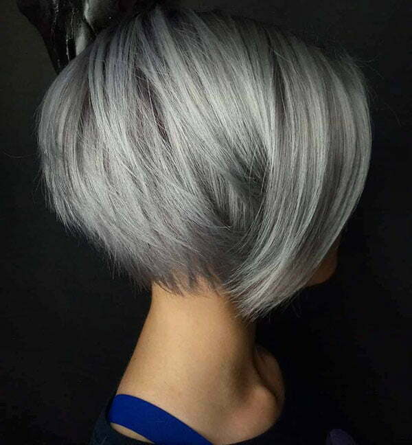 60+ Cute Hairstyle Ideas for Short Gray Hair - Page 35 of 66