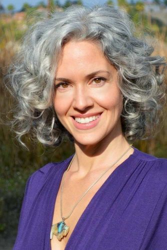 short grey hair