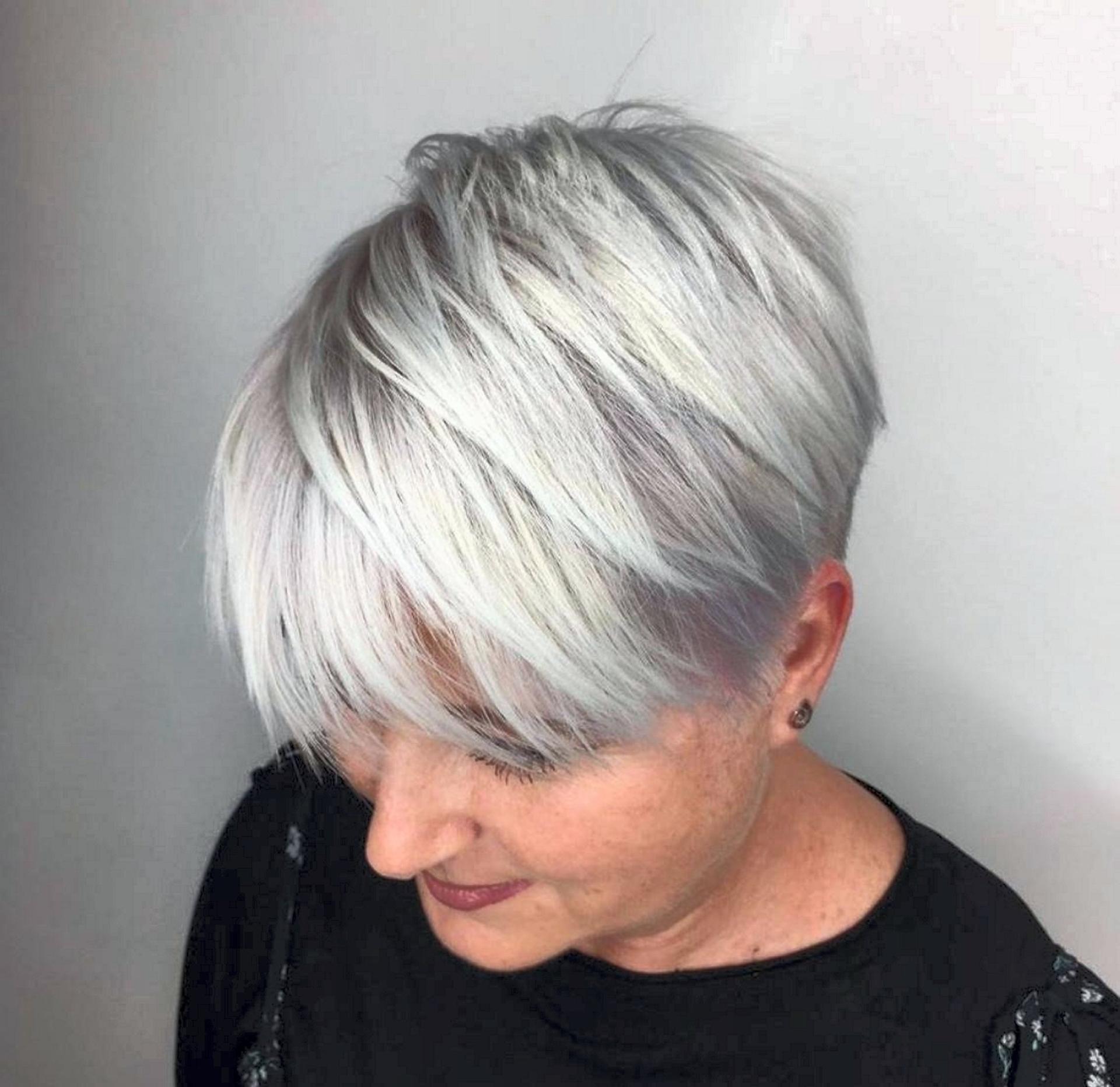 short grey hair