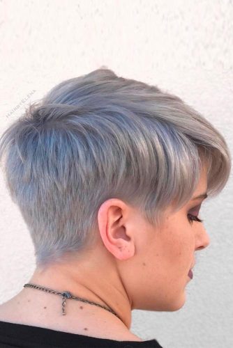 short grey hair
