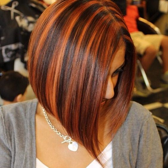 bob cut hair color ideas