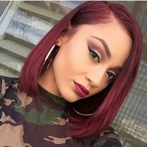 bob cut hair color ideas