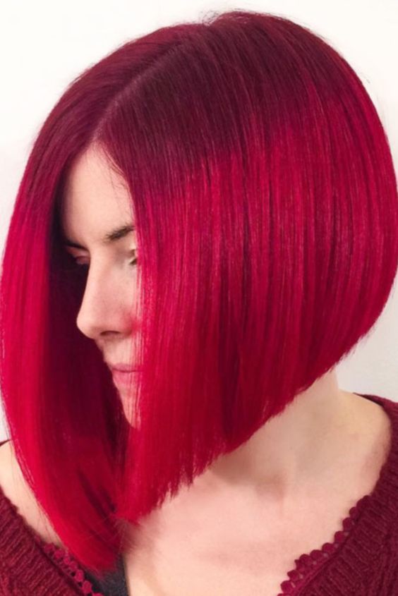 bob cut hair color ideas