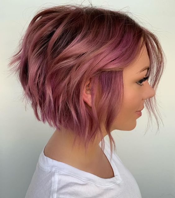 bob cut hair color ideas