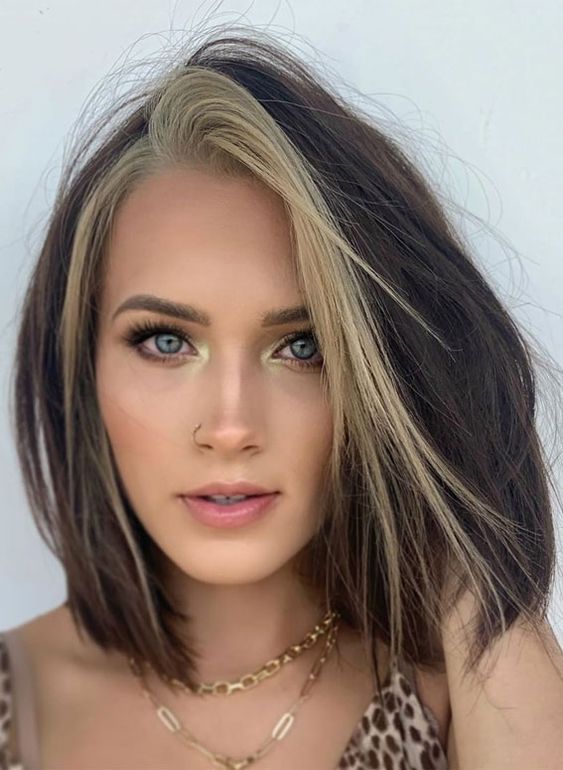 lob haircuts and colors