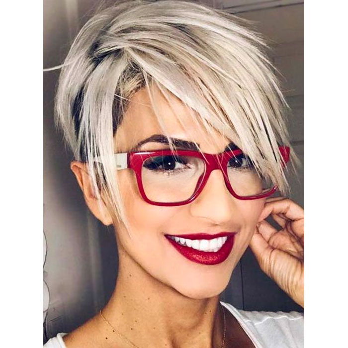 short haircuts glasses