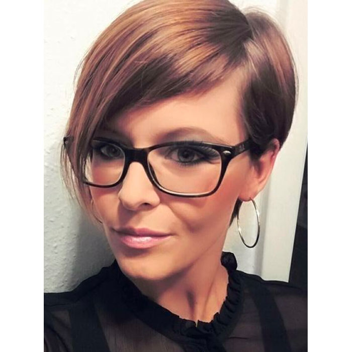 short haircuts glasses