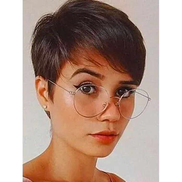 short haircuts glasses