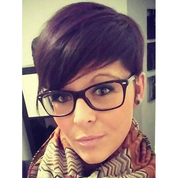 short haircuts glasses