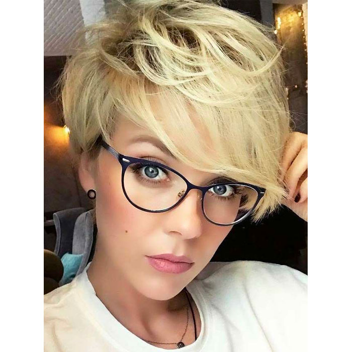 33 Best Short Haircuts For Glasses Wearers Page 32 Of 33