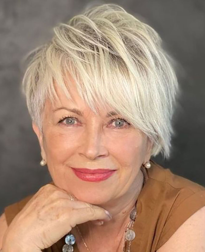 short haircuts to look younger