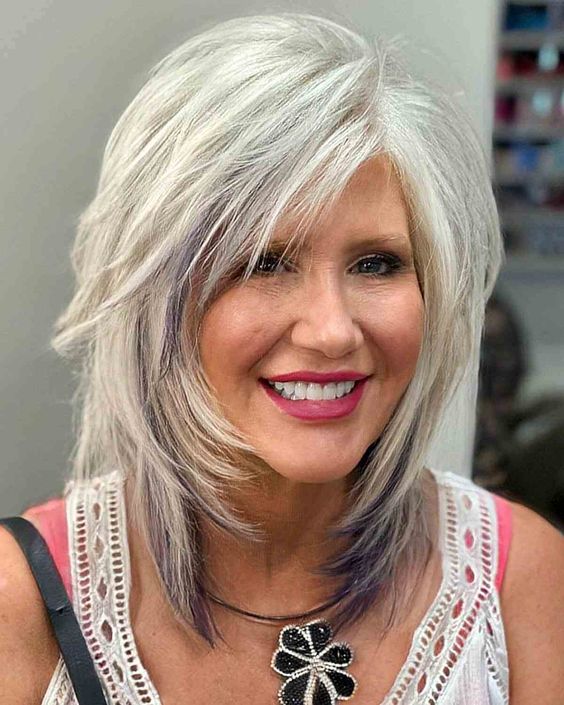 40 Flattering Mid Length Hairstyles For Women Aged 50 And Beyond Page   Youthful Medium Length Hairstyles 02 