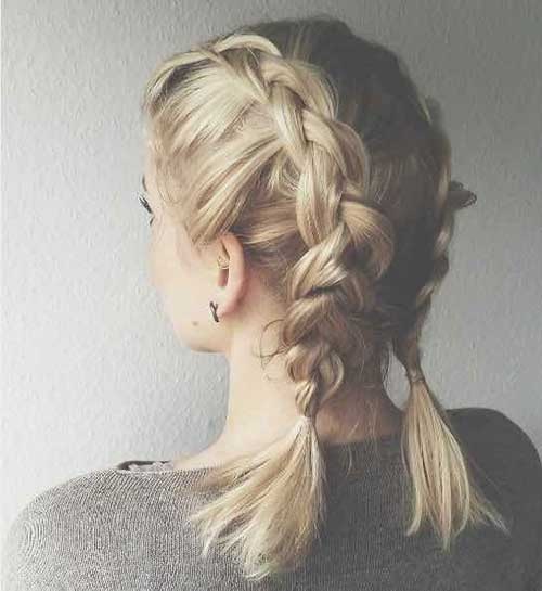easy braid ideas for short hair