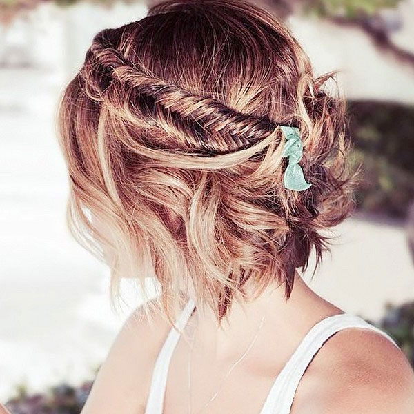 easy braid ideas for short hair