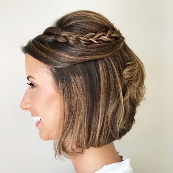 easy braid ideas for short hair
