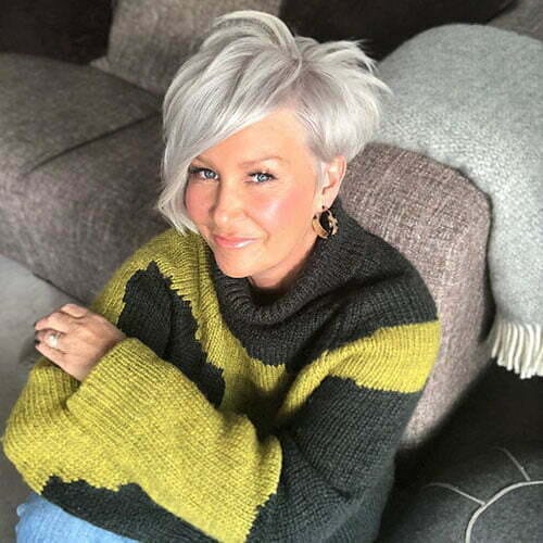 short haircuts for older women