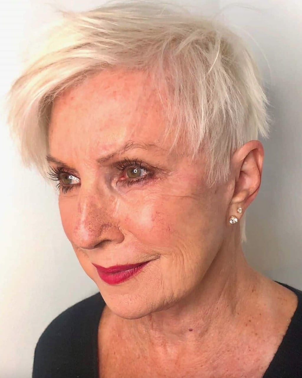 short haircuts for older women