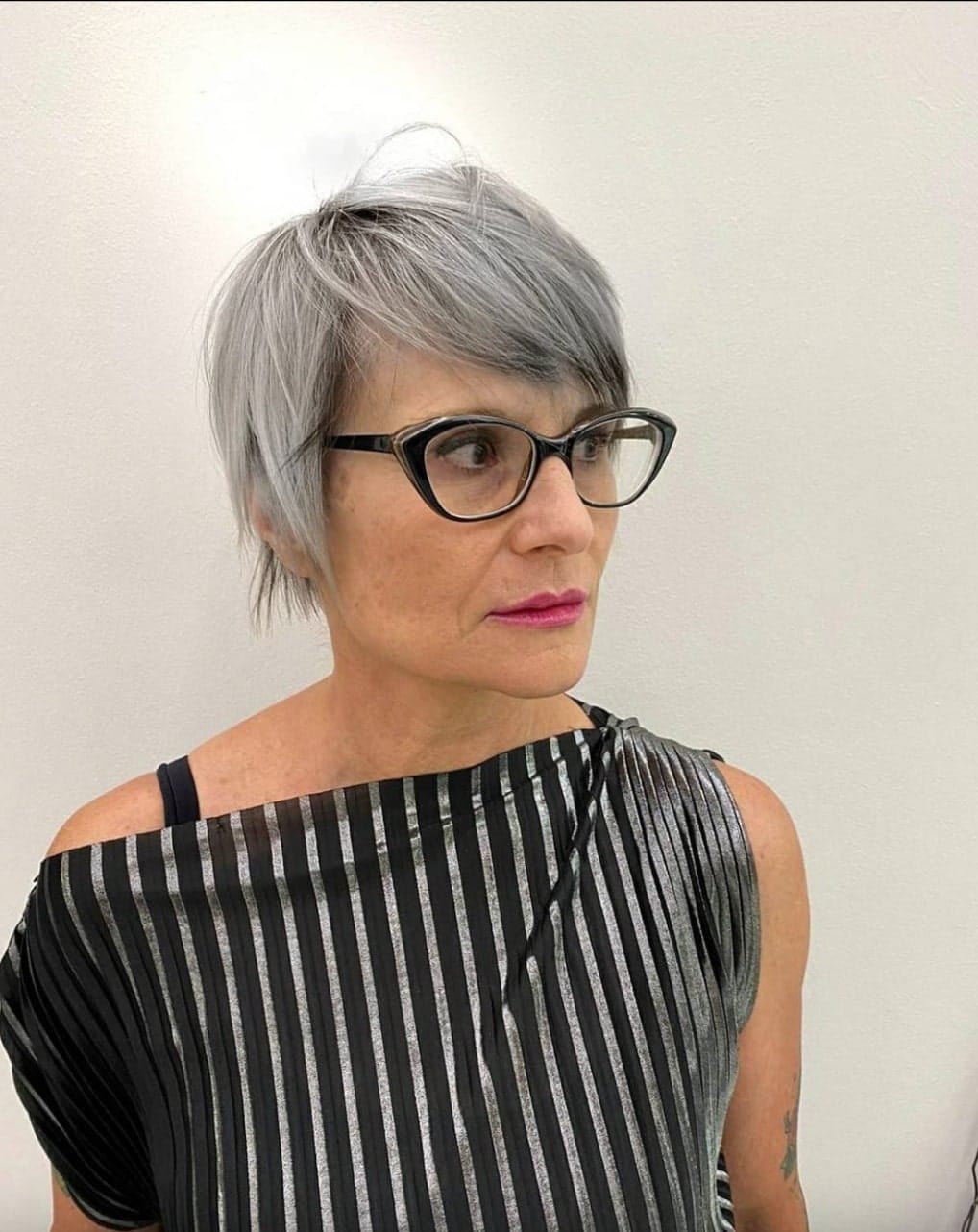 short haircuts for older women