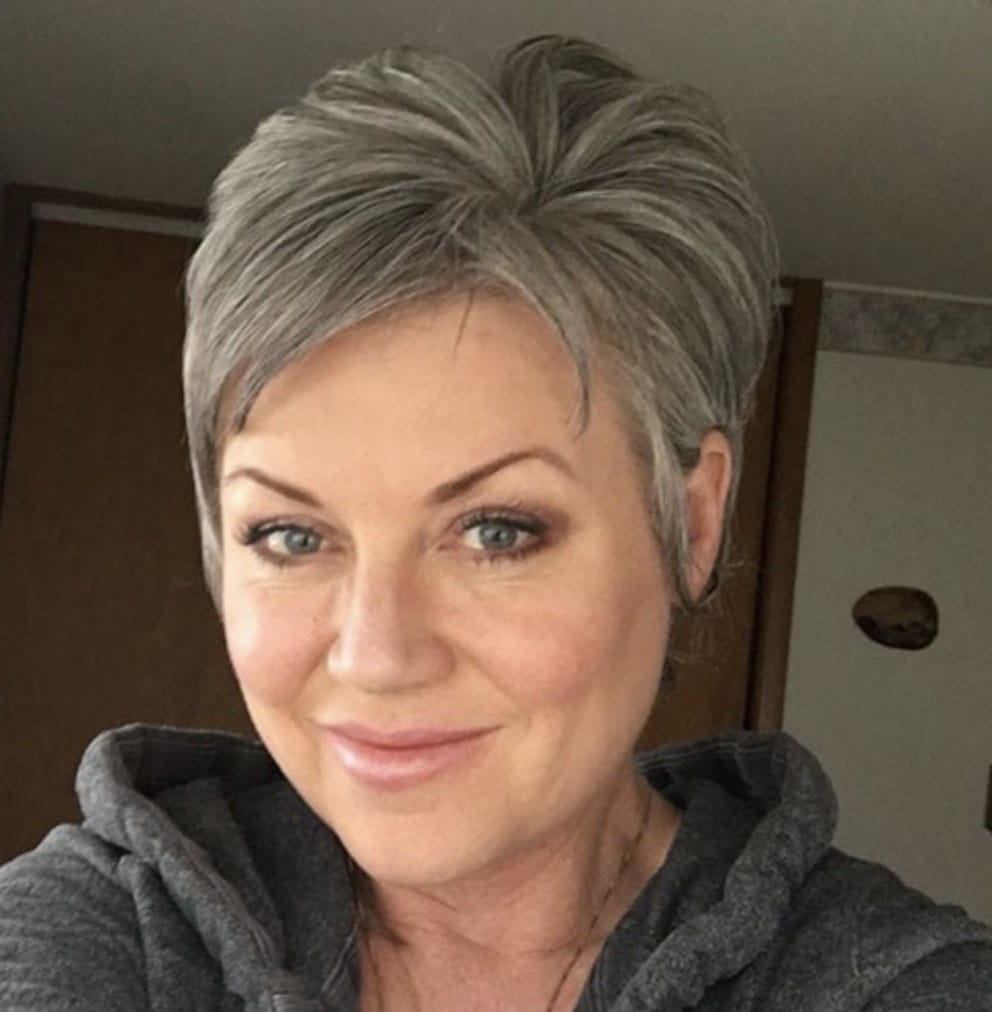 short haircuts for older women