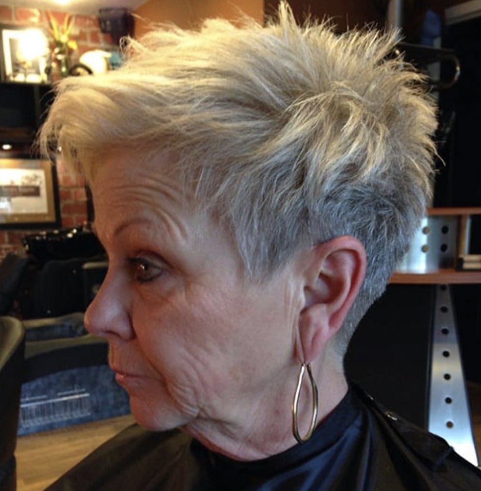 short haircuts for older women