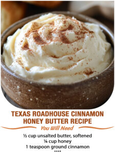 Texas Roadhouse Cinnamon Honey Butter Recipe 🧈🍯✨