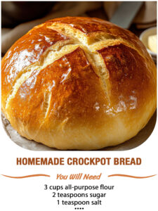 Homemade Crockpot Bread: A Foolproof Recipe 🍞✨