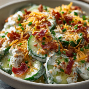 Ranch Bacon Cucumber Bowl
