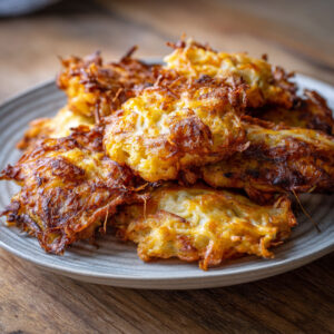 Amish Cheesy Onion Fritters