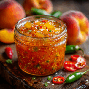Peachy Pepper Fire Jam