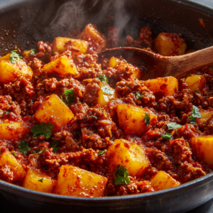 Mom’s Picadillo Con Papa (Ground Beef with Potatoes)