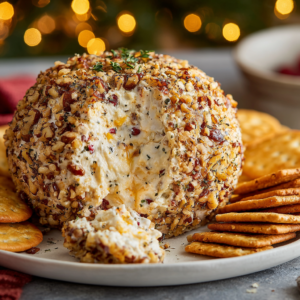 Traditional Christmas Cheese Ball