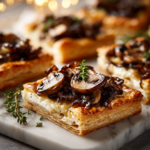 Ruth’s Chris Mushroom & Gruyère Tart – Elegant Appetizer
