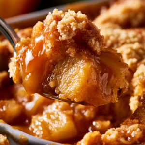 3-Ingredient Caramel Apple Dump Cake